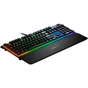 TECLADO ALÁMBRICO APEX 3 WRIST REST STEELSERIES | NEGRO
