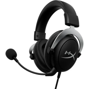 AUDÍFONOS ALÁMBRICOS HYPERX CLOUDX | NEGRO/PLATA