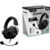 AUDÍFONOS ALÁMBRICOS HYPERX CLOUDX | NEGRO/PLATA