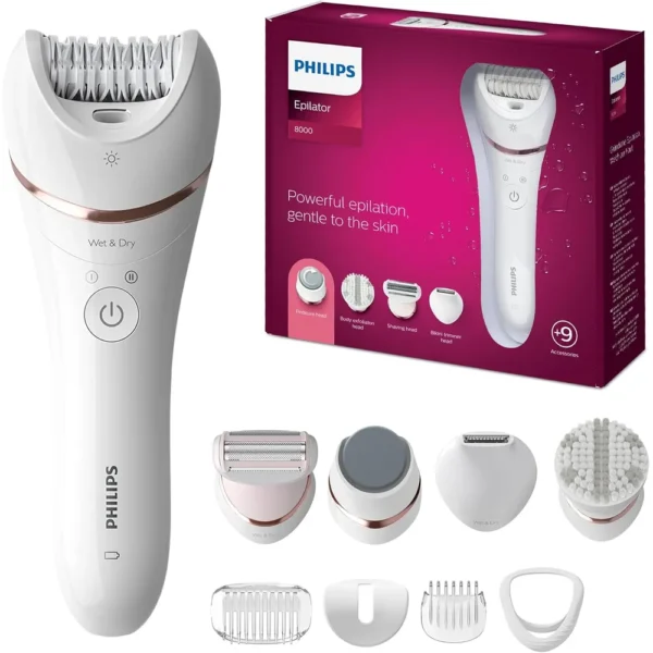 DEPILADORA PHILIPS SERIES 8000 5 EN 1 BRE740/14