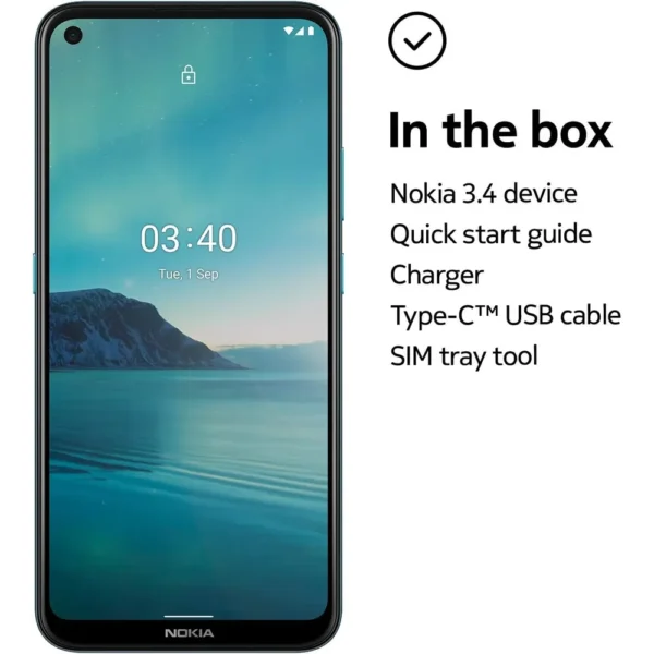CELULAR NOKIA 3.4 64GB DIGITAL | AZUL FIORDO