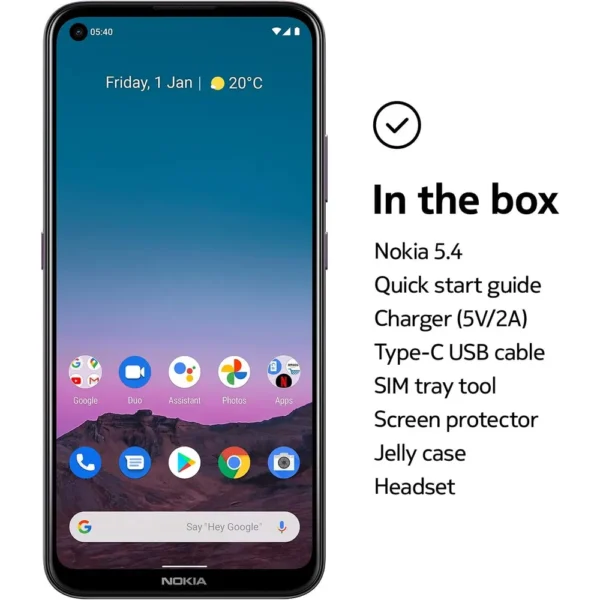 CELULAR NOKIA 5.4 128GB DIGITAL | ANOCHECER