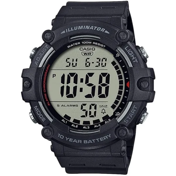 RELOJ CASIO ILUMINATOR AE1500WH DIGITAL HOMBRE - Negro