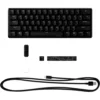 TECLADO ALÁMBRICO HYPERX ALLOY ORIGINS 60 SWITCH RED | NEGRO