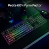 TECLADO ALÁMBRICO HYPERX ALLOY ORIGINS 60 SWITCH RED | NEGRO