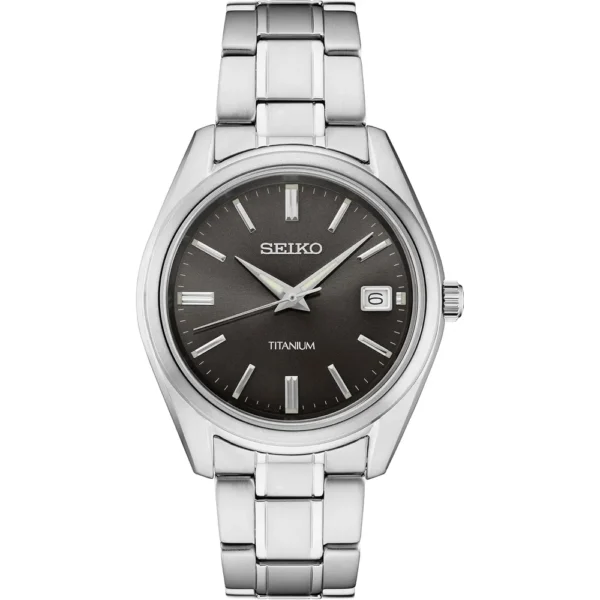 RELOJ SEIKO SUR375 ESSENTIALS TITANIO PARA HOMBRE | NEGRO