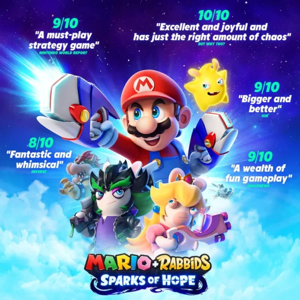 VIDEOJUEGO NINTENDO MARIO + RABBIDS CHISPAS DE ESPERANZA SWITCH