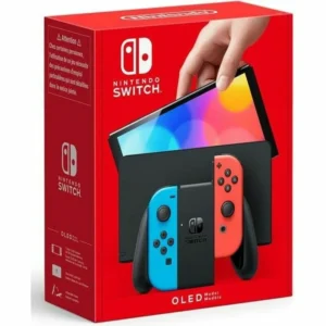 CONSOLA NINTENDO SWITCH OLED | ROJO NEÓN | AZUL NEÓN