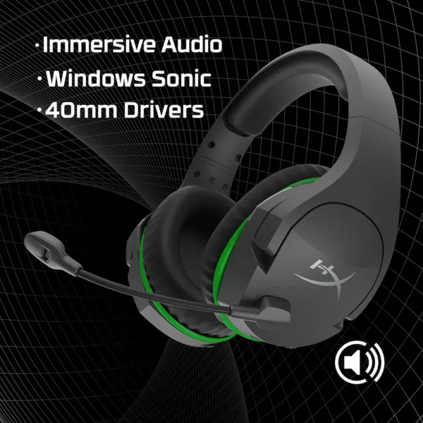 AUDÍFONOS INALÁMBRICOS HYPERX CLOUDX STINGER CORE | NEGRO