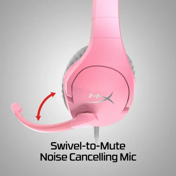 AUDÍFONOS ALÁMBRICOS HYPERX CLOUD STINGER | ROSA