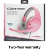 AUDÍFONOS ALÁMBRICOS HYPERX CLOUD STINGER | ROSA