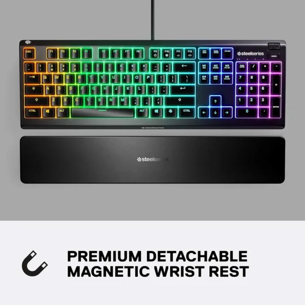 (REACONDICIONADO) TECLADO ALÁMBRICO APEX 3 EN STEELSERIES | NEGRO