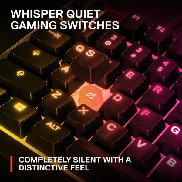TECLADO ALÁMBRICO APEX 3 TKL STEELSERIES | NEGRO