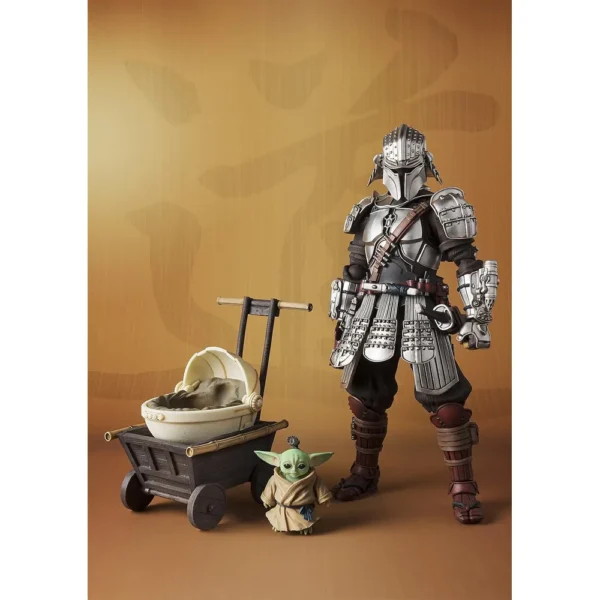 FIGURA RONIN MANDALORIAN Y GROGU TAMASHII NATIONS