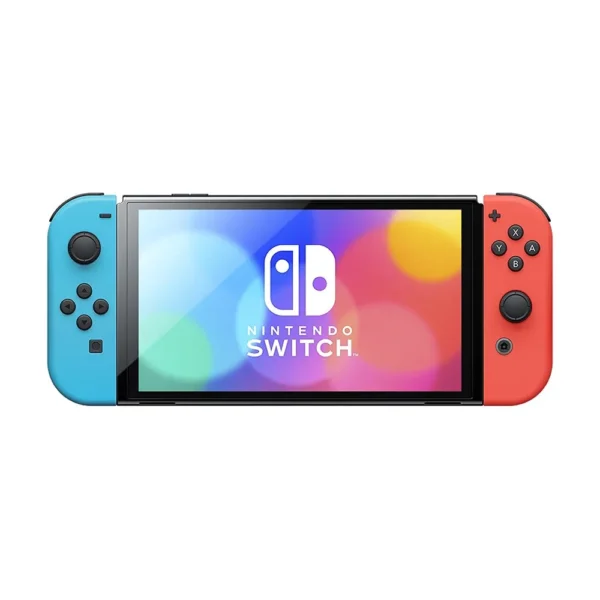 (REACONDICIONADA) CONSOLA NINTENDO SWITCH OLED | ROJO NEÓN | AZUL NEÓN