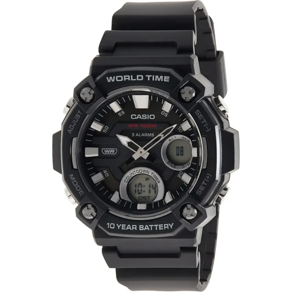 RELOJ CASIO AEQ120W ANALÓGICO-DIGITAL HOMBRE - Negro