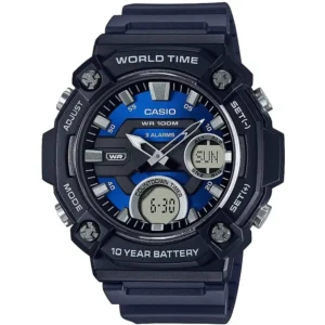 RELOJ CASIO AEQ120W ANALÓGICO-DIGITAL HOMBRE - Negro / AZUL