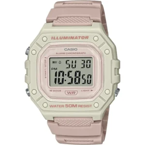 RELOJ CASIO W218H DIGITAL HOMBRE - rosa claro
