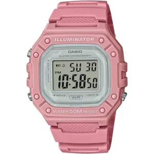RELOJ CASIO W218H DIGITAL HOMBRE - Rosa