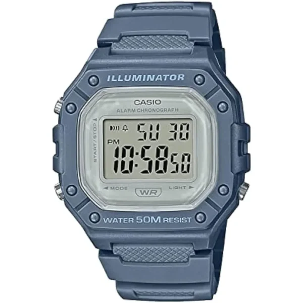 RELOJ CASIO W218H DIGITAL HOMBRE - Azul medio