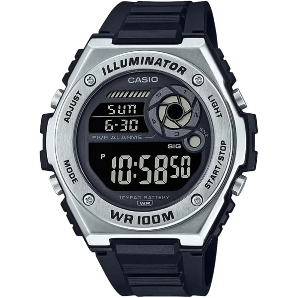 RELOJ CASIO MWD100H DIGITAL HOMBRE - Negro mate