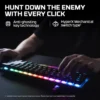 TECLADO ALÁMBRICO HYPERX ALLOY ORIGINS 60 SWITCH AQUA | NEGRO