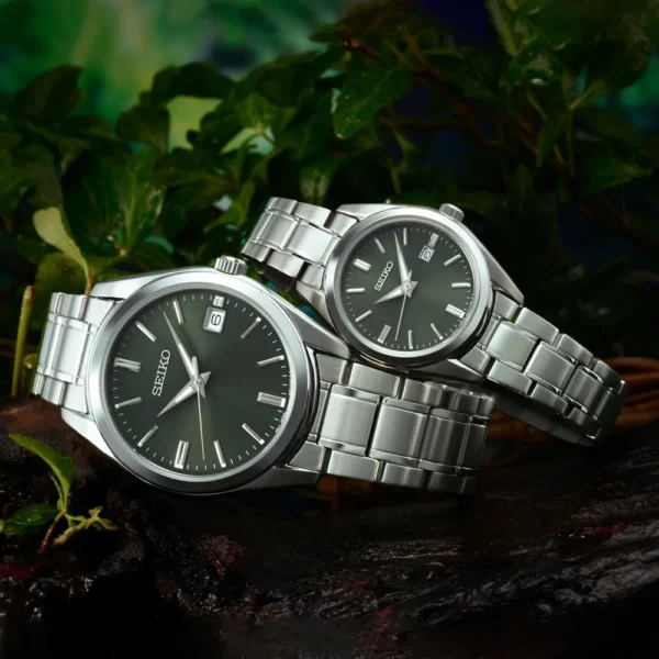 RELOJ SEIKO ESSENTIALS CUARZO PARA HOMBRE | VERDE
