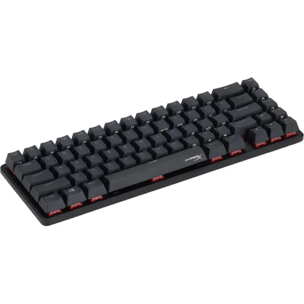 TECLADO ALÁMBRICO HYPERX ALLOY ORIGINS 65 SWITCH RED | NEGRO