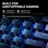 TECLADO ALÁMBRICO HYPERX ALLOY ORIGINS 65 SWITCH RED | NEGRO