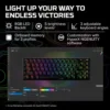 TECLADO ALÁMBRICO HYPERX ALLOY ORIGINS 65 SWITCH RED | NEGRO