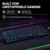 TECLADO ALÁMBRICO HYPERX ALLOY ORIGINS 65 SWITCH AQUA | NEGRO