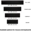 REPOSAMUÑECAS HYPERX WRIST REST TKL GEL REFRESCANTE | NEGRO