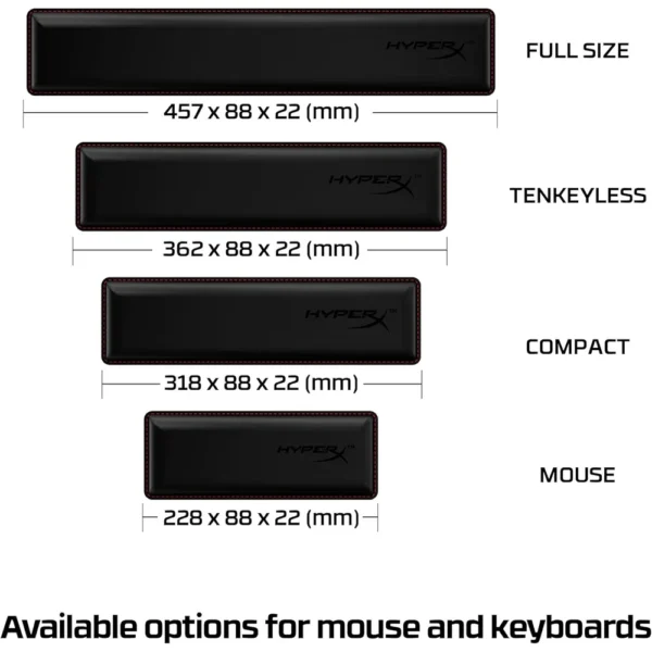 b09sgvxktv_5_webp.webp REPOSAMUÑECAS HYPERX WRIST REST COMPACT GEL REFRESCANTE | NEGRO