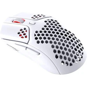 MOUSE INALÁMBRICO HYPERX PULSEFIRE HASTE 100H BATTERY | BLANCO