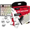 KEYCAPS HYPERX PBT 104 TECLAS | BLANCO