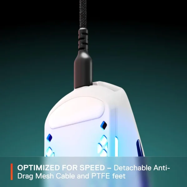 (REACONDICIONADO) MOUSE ALÁMBRICO AEROX 3 STEELSERIES | SNOW
