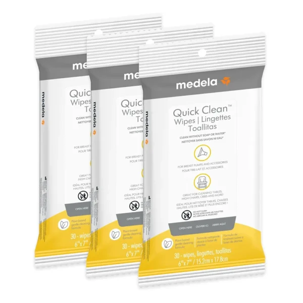 TOALLITAS DE LIMPIEZA RÁPIDA - MEDELA QUICK CLEAN 90 PZS