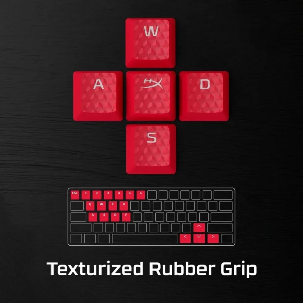 KEYCAPS HYPERX RUBBER KIT 19 TECLAS | ROSA