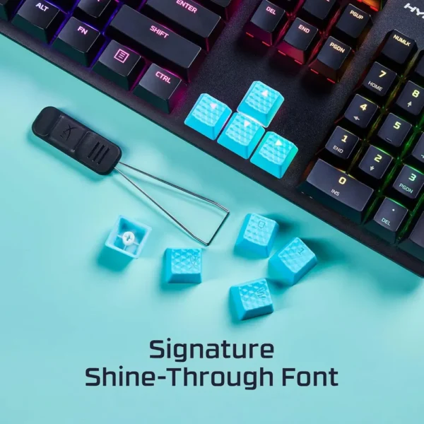 KEYCAPS HYPERX RUBBER KIT 19 TECLAS | ROSA