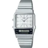 RELOJ CASIO ANALÓGICO-DIGITAL HOMBRE | PLATEADO