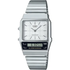 RELOJ CASIO ANALÓGICO-DIGITAL HOMBRE | PLATEADO