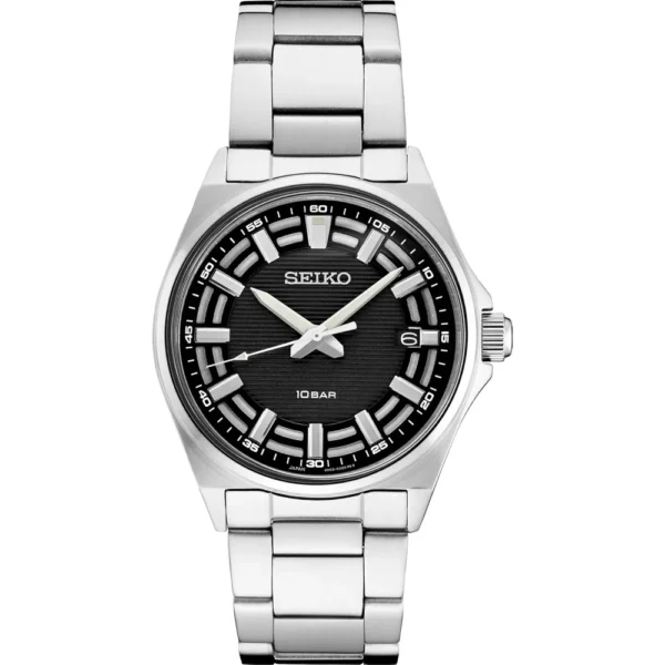 RELOJ SEIKO ESSENTIALS PARA HOMBRE | NEGRO