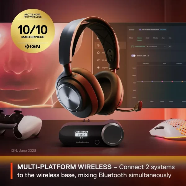 AUDÍFONOS INALÁMBRICOS ARCTIS NOVA PRO PC STEELSERIES