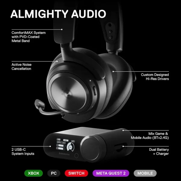 AUDÍFONOS INALÁMBRICOS ARCTIS NOVA PRO WIRELESS XBOX STEELSERIES