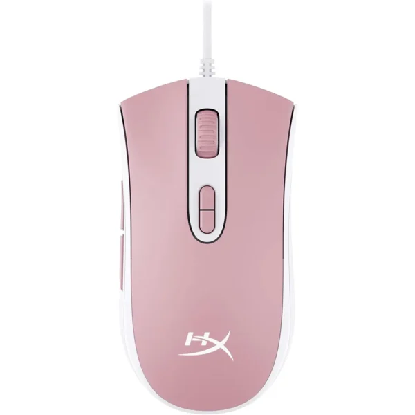 MOUSE ALÁMBRICO HYPERX PULSEFIRE CORE RGB | BLANCO/ROSA