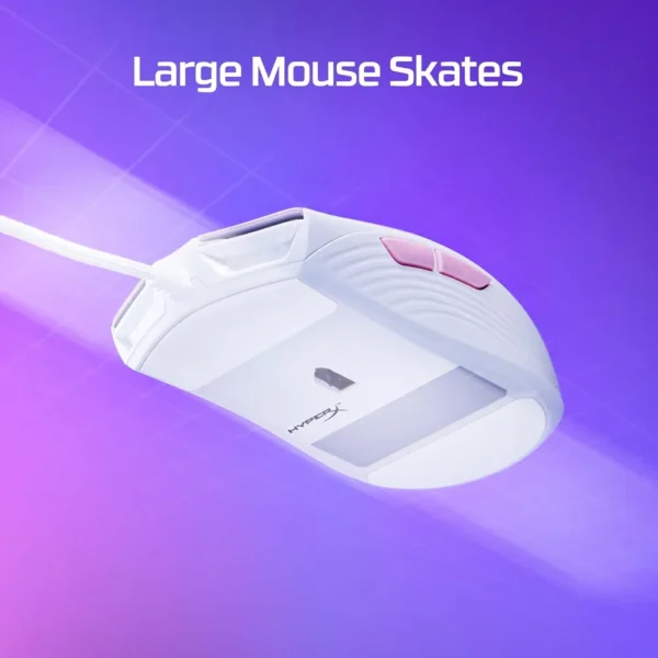 MOUSE ALÁMBRICO HYPERX PULSEFIRE CORE RGB | BLANCO/ROSA
