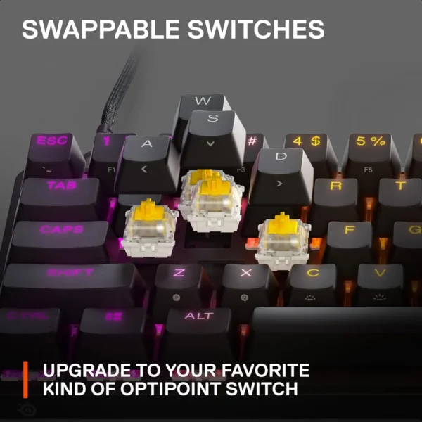 TECLADO ALÁMBRICO MECÁNICO APEX 9 MINI STEELSERIES | RGB