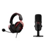 AUDÍFONOS HYPERX CLOUD ALPHA + MICRÓFONO SOLOCAST (SET) | NEGRO/ROJO