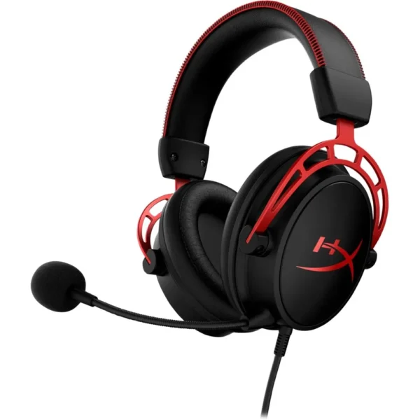 AUDÍFONOS HYPERX CLOUD ALPHA + MICRÓFONO SOLOCAST (SET) | NEGRO/ROJO