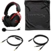 AUDÍFONOS HYPERX CLOUD ALPHA + MICRÓFONO SOLOCAST (SET) | NEGRO/ROJO
